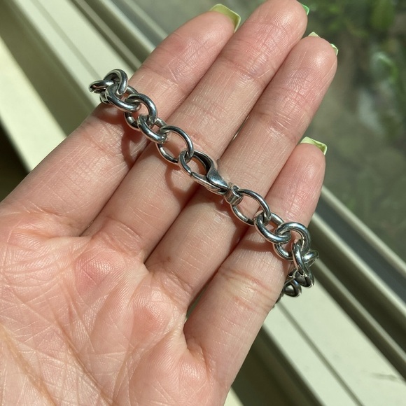 Tiffany Thick Chain Oval Bracelet - Picture 7 of 7